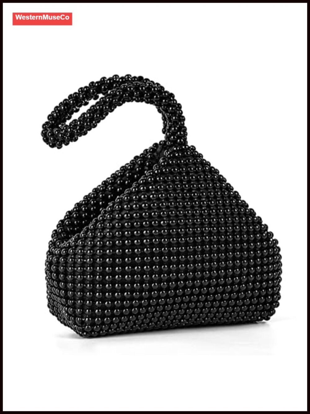 Full Rhinestone Beaded Wrist Clutch Evening Bag for Party Wedding